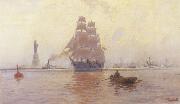 unknow artist New York Harbor Germany oil painting artist